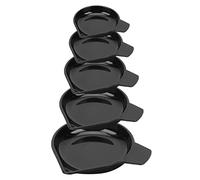 jojofuny Plateaux de Pesée en Plastique Pp Robustes 5 Pièces pour Balance Électronique, Plateau Portable pour Balance Alimentaire, Plateaux de Mesure en Carats Adaptés Usage Domestique