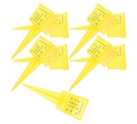 jojofuny Pluviomètre Extérieur 15 Pouces 9 Pièces en Plastique Résistant aux Intempéries Coupelles de Mesure pour Pelouse et Jardin Jauge à Eau Portable pour Arrosage et Suivi des