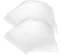 jojofuny Pochettes pour Disques Vinyles Autocollantes 50 Pièces en Opp Transparentes Robustes pour Protection Poussière et Rayures Usage Extérieur