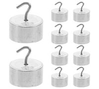 jojofuny Poids de Laboratoire 10 Pièces Métal Chromé 20 Grammes pour Activités Pédagogiques et Expériences de Physique en Laboratoire