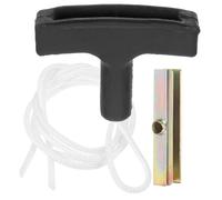 jojofuny Poignée de Démarreur de Tronçonneuse Robuste en Plastique Corde de Traction 78 CM Renfort en Fer Accessoire de Mécanisme de Démarrage pour Usage Forestier et Jardinage