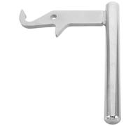 jojofuny Poignée de Porte Cheminée Résistante Chaleur Métal pour Chaudière et Poêle Poignée de Tirage Sécurisée pour Trappe Accessoire Quincaillerie Robuste