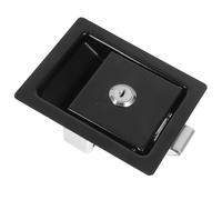 jojofuny Poignée de Traction Verrouillage Industriel en Acier Inoxydable, Serrure Encastrée pour Porte D'armoire 1 Pièce, Compatible Coffret Tableau Électrique, Loquet Métal pour Véhicule