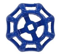 jojofuny Poignée de Vanne Métal pour Remplacement, Facile à Installer, Contrôle Précis de L'eau, Adaptée pour Jardin et Toilettes, Poignée Ronde en Fer Bleu