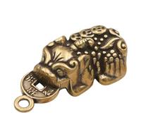 jojofuny Porte-clés en Laiton Robuste Pendentif Dragon Mythique Courageux, Design Vintage Créatif, Accessoire Portable pour Présents D'anniversaire et Noël