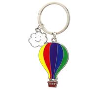 jojofuny Porte-Clés Montgolfière en Métal Breloque Décorative pour Paquet à Main Paquet à Dos ou Clés Pendentif Créatif pour Femme et Homme Souvenir de Voyage 1 Pièce