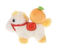 jojofuny Porte-clés Peluche Cheval 2026 en Matériau Solide, Pendentif Décoratif Léger pour Téléphone et Paquet, Ornement Feng Shui du Nouvel An Lunaire, Décoration Intérieure Festive