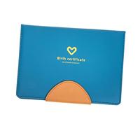 jojofuny Porte Document pour Certificat de Naissance Cuir Organisateur de Rangement Élégant pour Documents Protection Pratique et pour Maternité Fournitures pour Bébés