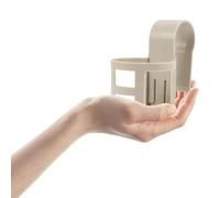 jojofuny Porte-gobelet à Clipser pour Piscine Hors Sol Support Anti-déversement en Plastique Gris Compatible Barre Ronde Jusqu’à 5 Cm Accessoire Piscine Pratique pour Boissons et