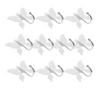 jojofuny Porte-Manteau Mural en Acier Inoxydable 1 Unité, Crochet Métallique Solide pour Suspendre Vêtements et Accessoires la Maison