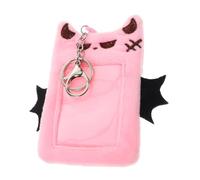 jojofuny Porte Photocard Kawaii Peluche avec Pendentif Étui de Protection pour Cartes Accessoire Pratique pour Étudiants et Fans Affichage de Cartes Matériau Doux et Confortable