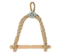 jojofuny Porte-Rouleau de Papier Toilette Mural en Rotin Tressé Style Méditerranéen Support Suspendu Robuste pour Distributeur de Papier Hygiénique Accessoire Déco Salle de Bain Pratique