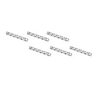 jojofuny Porte-stylos de Manucure Transparent 6 Pcs en Acrylique Support pour Outils Nail Art Pinceaux Feutres Cosmétique Rangement Bureau Compact