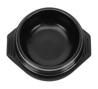 jojofuny Pot à Soupe en Céramique Coréenne Résistante la Chaleur 2l avec Plateau Anti-brûlure pour Cuisson Uniforme Marmite Moyenne Cuisine Maison et Plats Mijotés