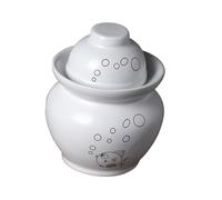 jojofuny Pot de Fermentation Céramique pour Kimchi Lb Bocal Hermétique pour Légumes Marinés Cuve Traditionnelle de Conservation sans Oxydation Cuisine et Restauration