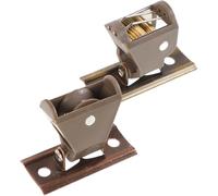 jojofuny Poulies de Blocage et Supports Métalliques pour Stores Enrouleurs Bambou, Kit Complet pour Contrôle Fluide du Cordon, Installation Rapide pour Rideaux à Poulie