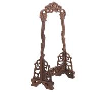 jojofuny Présentoir en Jade pour Bijoux Support Double Dragon en Bois, Organisateur Décoratif Stable, pour Bureau et Vitrine d'Exposition