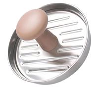 jojofuny Presse à Hamburger Ronde en Acier Inoxydable 304 Moule à Viande Antiadhésif Outil la Cuisine pour Galettes de Steak Haché Accessoire Compact pour Préparation de Burgers Maison