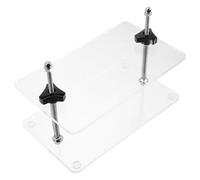 jojofuny Presse à Tofu Maison Acrylique avec Vis Métal Alimentaire Outil Simple pour Presser Tofu et Fromage Plateau de Pressage Transparent pour DIY