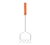 jojofuny Presse-Purée Manuel en Acier Inoxydable Kaki 1 Pièce Outil Cuisine pour Purée de Pommes de Terre Courge et Patate Douce Presse-Purée Domestique Pratique