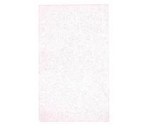 jojofuny Protège Cahier à 6 Trous en Acrylique Semi-transparent Rose Design Détachable et Style Minimaliste Scintillant pour Classeurs et Cahiers de Liaison