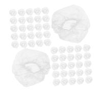 jojofuny Protège-oreilles Jetables en Plastique Blanc, Protection Imperméable Confortable, 1000 Pièces pour Bain, Bain et Espaces Partagés