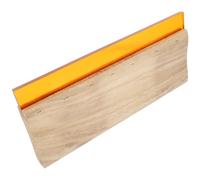 jojofuny Raclette D'impression en Bois Poignée Ergonomique, Grattoir Sérigraphique Solide en Caoutchouc, pour Impression Textile et Création de Tote Bags