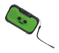 jojofuny Radio Solaire Urgence à Manivelle avec Lampe LED Radio Météo Am FM Portable Rechargeable pour Camping et Préparation Aux Catastrophes