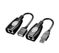 jojofuny Rallonge De Câble USB Ethernet 1 Mètre, Adaptateur D'extension Réseau pour Maison Et Bureau, Compatible Plug and Play, Léger Et Portable, Transmission Rapide