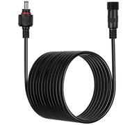 jojofuny Rallonge de pompe solaire 5 m Câble d'alimentation DC universel pour lampe solaire Câble d'extension 12 V/24 V