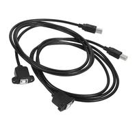 jojofuny Rallonge Dimprimante 2 Pièces Noir 1 5 M Cordon De Ligne Dimprimante pour Rallonge Dimprimante