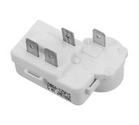 jojofuny Refrigerator Starter Relay with Overload Protector Compatible with Freezer Models Integrated Pin Design for Enhanced Safety and Easy Installation