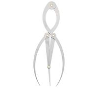 jojofuny Règle à Sourcils Acier Inoxydable Courbe Outil Mesure Sourcils Femmes Précision Maquillage Beauté