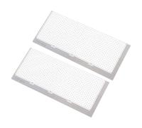 jojofuny Règle à Strass en Acier Inoxydable 2pcs 1020 Trous pour Peinture Diamant, Outil de Précision Revêtement Nano pour Dessin Facile