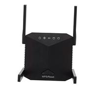 jojofuny Répéteur Wi-FI 2,4 Ghz 300 Mbps 4 Antennes pour Maison Et Bureau, Amplificateur De Signal sans Fil, Plastique Abs Résistant, Compatible Prise Ac220-240v, Noir