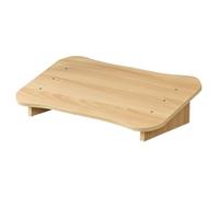 jojofuny Repose-Pieds en Bois Naturel Incliné sous Bureau Tabouret Moyen Taille Support de Pied Ergonomique pour Bureau et Maison Accessoire Léger et Décoratif pour Confort Assis
