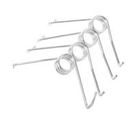 jojofuny Ressorts de Remplacement Facile à Installer en Acier Inoxydable 4pcs Argenté Résistance à L'usure pour Seau à Serpillière Rotatif pour Bureaux et Maisons