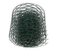 jojofuny Rouleau de Grillage à Poules Vert 0,85 MM 16 MM Maille Hexagonale 0,1 X 4 M, Treillis Métallique Découpable pour Jardinage, Structure en Fil de Fer pour Arrangement Floral et Filet