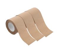 jojofuny Ruban Adhésif de Masquage en Papier Kraft 6 Cm pour Encadrement D'œuvres et Photos, Adhésion sans Plis, Écriture Possible, Lot de 3 Rouleaux pour Artistes et Professionnels