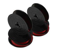 jojofuny Ruban De Machine à Écrire Rétro Rouge Et Noir 2 Pcs Compatible Mini-Machine à Écrire Vintage pour Usage Manuel Bureau Et Décoration