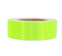 jojofuny Ruban Réfléchissant de Sécurité Motif Hexagonal en Pvc Jaune pour Équipements Mécaniques et Installations de Transport