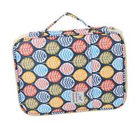 jojofuny Sac à Crayons Portable Toile Oxford Capacité pour Stylos Pinceaux Organisateur de Crayons Colorés Accessoires de Dessin