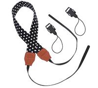 jojofuny Sangle pour Appareil Photo Réglable Bandoulière Tour de Cou ou Épaule Maintien Sûr et Confortable