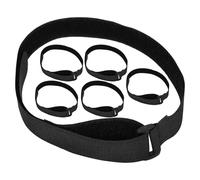 jojofuny Sangles de Parapluie Réglables en Nylon et Polyester Lot de 6 Attaches Auto-agrippantes Résistantes à l'usure pour Plage, Camping et Jardin