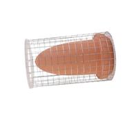 jojofuny Seau de Frai pour Poissons-Anges et Crevettes Cône Élevage Terre Cuite Résistant Moyen avec Filet Isolant Surface Plane pour Augmenter la Reproduction Décoration Aquarium et Site