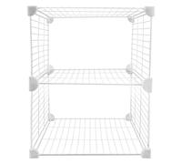 jojofuny Séparateur Métallique pour Congélateur Coffre 30X37X36 CM Panier de Rangement en Fil Métallique Organisateur de Réfrigérateur Multi-Usage Compatible Congélateur Froid Extrême