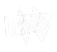 jojofuny Séparateurs Structure Congélateur de en pour Fer Blanc Rangement à 6 Grilles Fines, Support Utilitaire Robuste pour Organisation Alimentaire Congélateur Cuisine