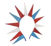 jojofuny Serrage-Tête Couronne Statue Liberté pour Adulte Accessoire Patriote Léger et Confortable Bandeau Cosplay pour Fête du 4 Juillet et Memorial Day Décoration Costume Américain