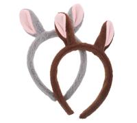 jojofuny Serrage-tête Nouvel An 2pcs Oreilles de Cheval en Peluche Léger et Confortable Halloween pour Fêtes et Spectacles Scène