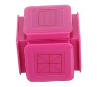jojofuny Six-sided Classroom Writing Stamper With Self-inking Design Handwriting Practice Tool For Preschool Kindergarten Includes Mizige Tianzige Blank Grid Clock Pinyin English Grids